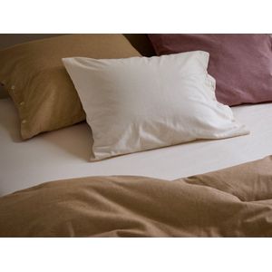 Yumeko - Kussensloop - Flanel - Honey Chambray - Biologisch - 1 stuk