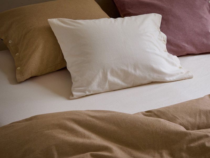 Yumeko - Kussensloop - Flanel - Honey Chambray - Biologisch - 1 stuk