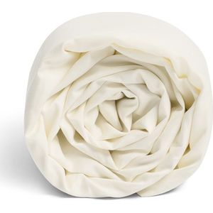 Yumeko Kinderlaken Katoen Satijn 120x150 - Peuterbed Wit - Eco, Bio & Fairtrade