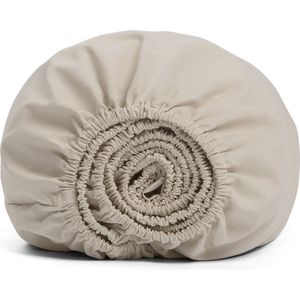 Yumeko - Hoeslaken - Katoen TENCEL™ - Sandy Taupe - Biologisch & Ecologisch