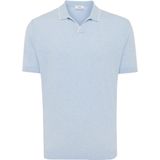 Gentiluomo - Polo - Lichtblauw - Katoen/Linnen/Polyester