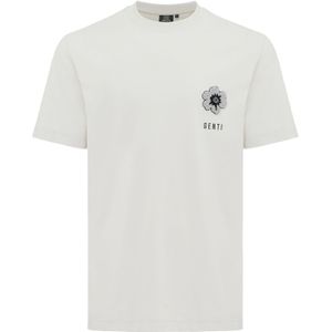 Genti, Tops, Heren, Wit, XL, Off White T-shirt J2041-1223