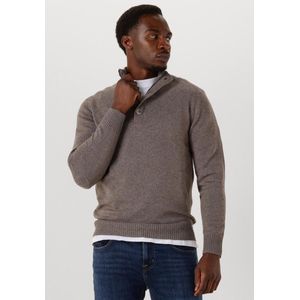 Gentiluomo - Turtle Button+zip LS - Sweater - Bruin