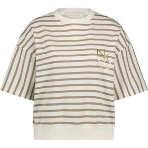 NUKUS Top Lotte - Wit Dessin