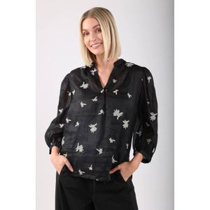 Nukus Blouse Lena - Zwart - Dames