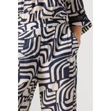 Nukus Pantalon Josephine - Blauw - Dames - Flared Stijl