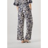 Nukus Pantalon Josephine - Blauw - Dames - Flared Stijl