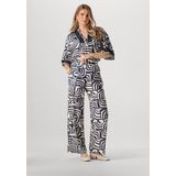 Nukus Pantalon Josephine - Blauw - Dames - Flared Stijl