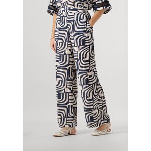 Nukus Pantalon Josephine - Blauw - Dames - Flared Stijl