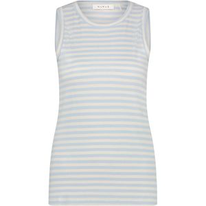Nukus - Shirt Lichtblauw Nukus Stefania Singlet Stripes Lichtblauw Nks06004