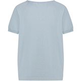 Nukus T-shirt Blauw - Glitter - Ronde Hals