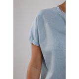 Nukus T-shirt Korte Mouw - Licht Blauw