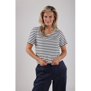 Nukus Top Korte Mouw NKS01088 - Donker Blauw