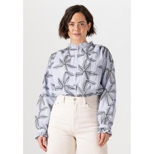 Nukus Blouse Lange Mouw - Licht Blauw - NKS02074 JENNA