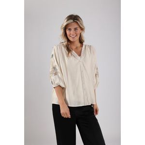 Nukus Blouse Embroidery - Off White