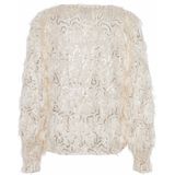 NKF01011 - Jade Top - Off White - Pailletten