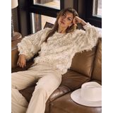 NKF01011 - Jade Top - Off White - Pailletten