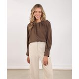 NUKUS - Blouse Sterre Knoopjes - Wit