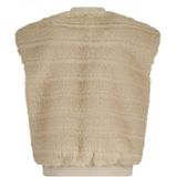 Billy - Gilet - Sand - Faux Fur - Stripe
