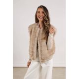 NKF08011 - Gilet - Sand - Stripe