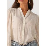 NUKUS - Rosan Blouse Embroidery - Gebroken Wit - Dames