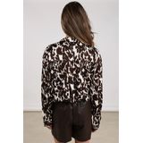 NKF02065 - Blouse - Offwhite/Dark Ch