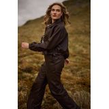 NUKUS imitatieleren jack donkerbruin