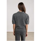 NUKUS - Sandra - Pullover - Antraciet - Met Wol en Lurex