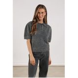 NUKUS - Sandra - Pullover - Antraciet - Met Wol en Lurex