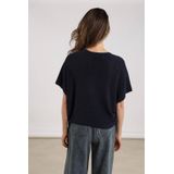 Nukus Dames top beige (Maat: XS) - Glitter - Halslijn: V-hals,