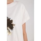 NKF04004 - Rimona Shirt - Offwhite - T-shirt