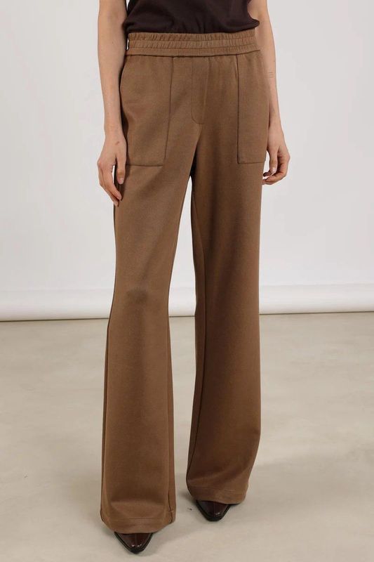 Trix Pants - Fango - Broek - Loose Fit - Elastieken Band - Voorzijde Zakken