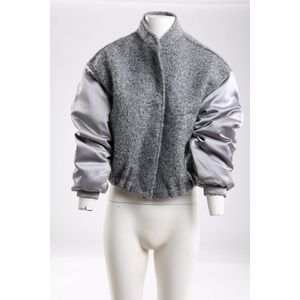 Nukus - Baltimore Jacket - Jas - Lichtgrijs - Satin