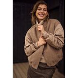 Nukus - Baltimore Jacket - Jas - Lichtgrijs - Satin