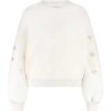 Nukus - Amadora Sweater Flowerstuds - Trui - Zand