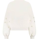 Nukus - Amadora Sweater Flowerstuds - Trui - Zand