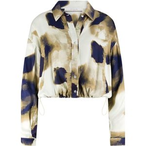 Nukus - Blouse lange mouw - Zand - NKF02080 NOERIA