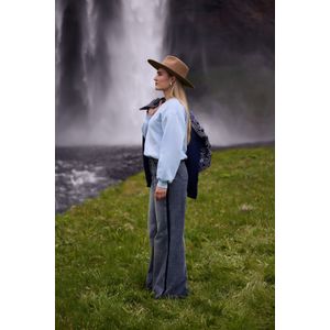 Nukus - Ruby Pants Denim - Dames Jeans - Blauw - Stijlvolle Straight Leg