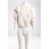 Nukus - Chiaca Flower - Trui - Creme - Dames