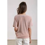 NUKUS - Merla - Top - Oudroze - Regular Fit - Korte Mouwen