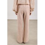 Jill Pants - Broek - Dusty Pink - Suedine - Comfortabele Pasvorm