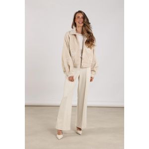 Nukus - Jill Broek - Beige - Wijde Pijp - Dames