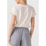 Villamoura - T-shirt - Off White - Katoen