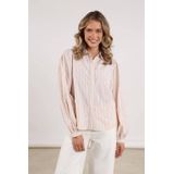 NUKUS - Jolies - Blouse - Lichtroze - Gestreept met Pailletten