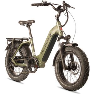 Diablo - X1 - Elektrische Fatbike - Zwart - Aluminium Frame - 20x4 Inch Banden
