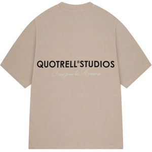 Quotrell Studios T-shirt Heren - Beige - Maat L