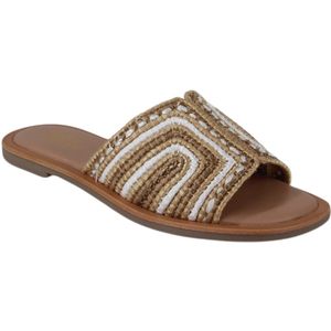 Bullboxer - 6RS0030703-8583 Slippers - Metallic - Textiel - Leer Binnenvoering - Rubber Zool