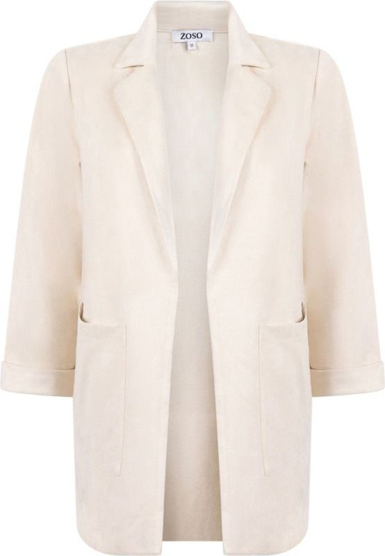 Zoso - Wonder - Crepe Fabric Jacket - Sand