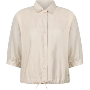 Zoso Blouse Lisa Viscose Blouses 251 0007 Sand Dames Maat - L