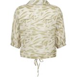 Zoso Blouse Korte Mouw - Midden Groen